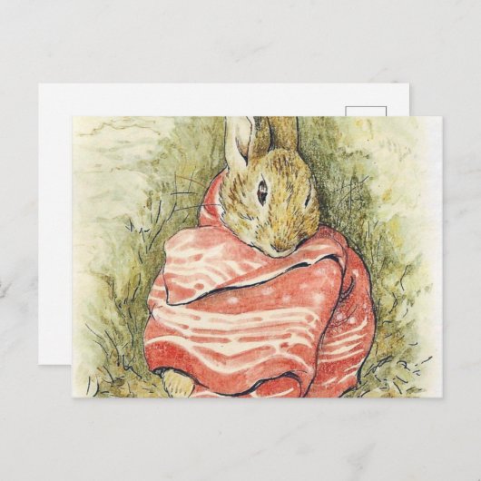 Beatrix Potter Rabbit Briefkaart (Voorkant / Achterkant)