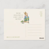 Beatrix Potter Rabbit gorging on radishes CC115 Briefkaart (Achterkant)