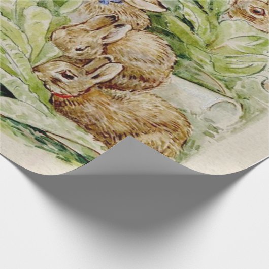 Beatrix Potter Schattig Konijntje Cadeaupapier (Hoek)