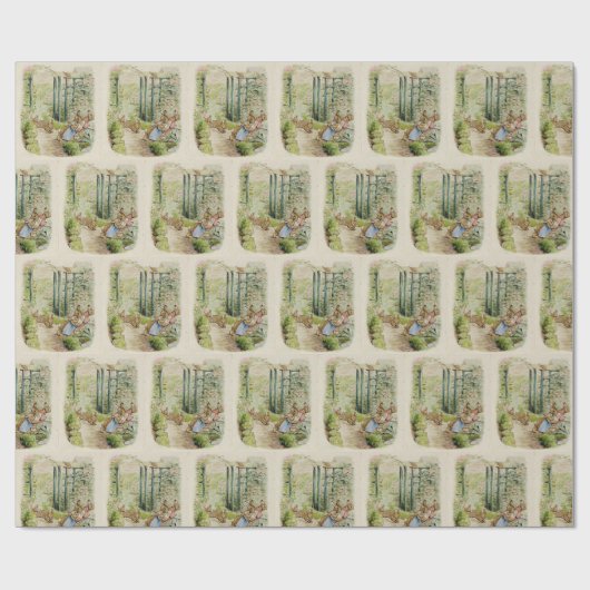 Beatrix Potter Schattig Konijntje Cadeaupapier (Vlak)