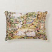 Beatrix Potter Schattige Peter en Vrienden Accent Kussen (Voorkant)