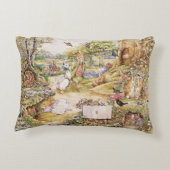 Beatrix Potter Schattige Peter en Vrienden Accent Kussen (Achterkant)