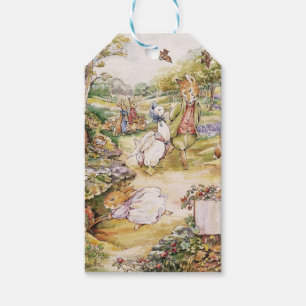 Beatrix Potter Schattige Peter en Vrienden Cadeaulabel
