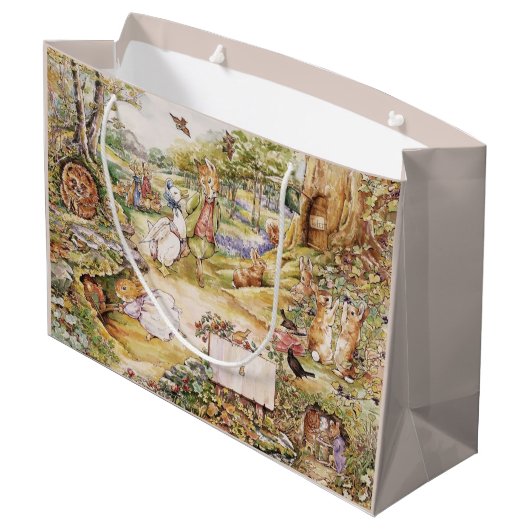 Beatrix Potter Schattige Peter en Vrienden Groot Cadeauzakje (Achterkant Gekanteld)