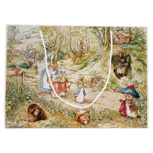 Beatrix Potter Schattige Peter en Vrienden Groot Cadeauzakje (Achterkant)