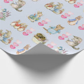 Beatrix Potter Schattigee Peter de Konijn en Vrien Cadeaupapier (Hoek)