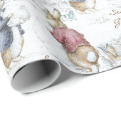 Beatrix Potter Sneeuwman en Bunnies Vakantie Cadeaupapier (Rol Hoek)