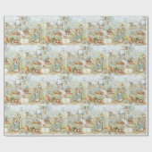 Beatrix Potter Storybook Characters Garden Cadeaupapier (Vlak)