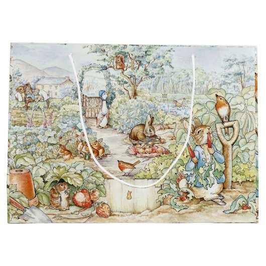 Beatrix Potter Storybook Characters Garden Groot Cadeauzakje (Achterkant)
