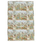 Beatrix Potter Storybook Characters Garden Medium Cadeauzakje (Voorkant)