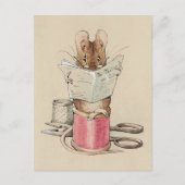  Beatrix Potter Tailor of Gloucester Mouse Briefkaart (Voorkant)