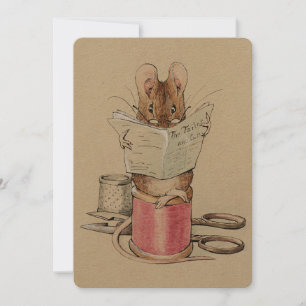  Beatrix Potter Tailor of Gloucester Mouse Kaart