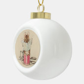  Beatrix Potter Tailor of Gloucester Mouse Keramische Bal Ornament (Rechts)