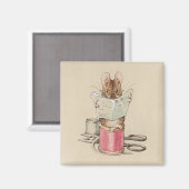  Beatrix Potter Tailor of Gloucester Mouse Magneet (Voorkant / Achterkant)