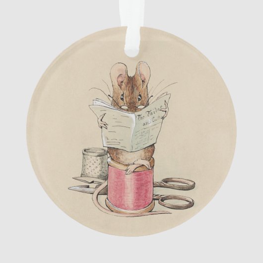  Beatrix Potter Tailor of Gloucester Mouse Ornament (achterkant)