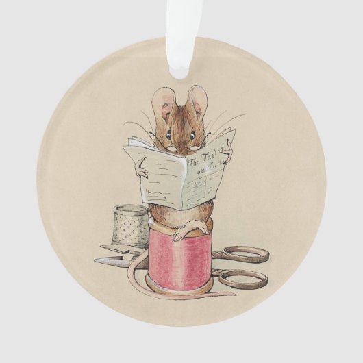  Beatrix Potter Tailor of Gloucester Mouse Ornament (voorkant)