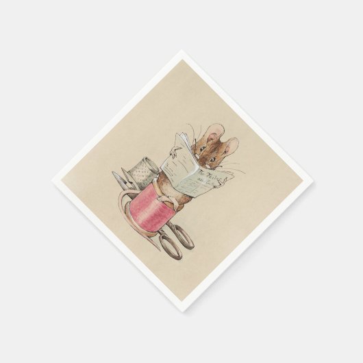 Beatrix Potter Tailor of Gloucester Mouse Servet (Hoek)