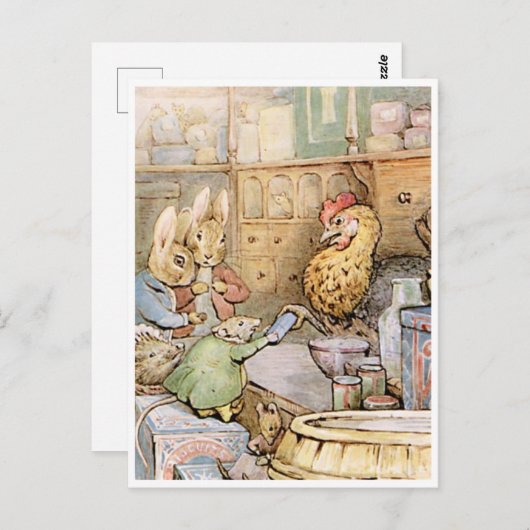 Beatrix Potter The Tale of Ginger and Pickles Briefkaart (Voorkant / Achterkant)