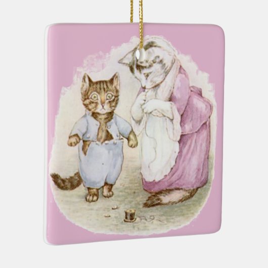 Beatrix Potter Tom Kitten Jemima Puddle Duck Keramisch Ornament (Rechts)