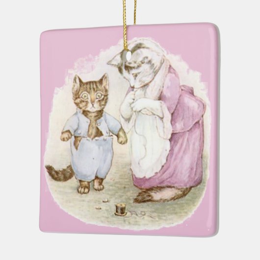 Beatrix Potter Tom Kitten Jemima Puddle Duck Keramisch Ornament (Links)