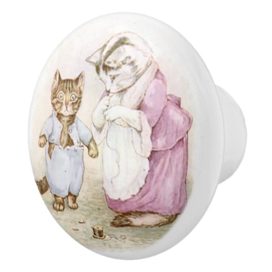 Beatrix Potter, Tom Kitten Keramische Knop (Rechts)