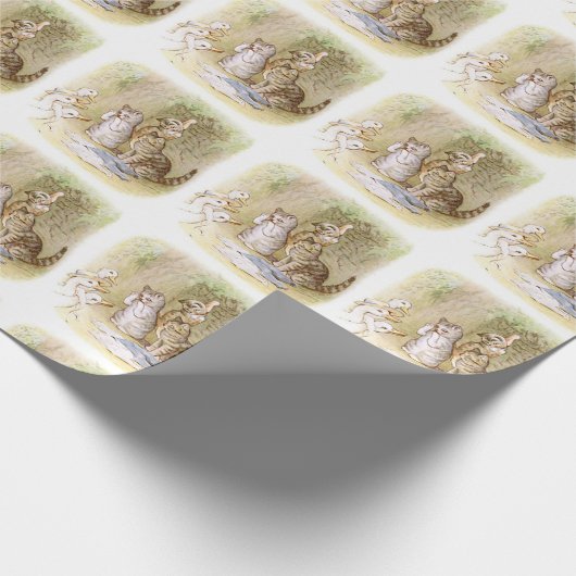 Beatrix Potter Tom Kitten  Kunst Cadeaupapier (Hoek)
