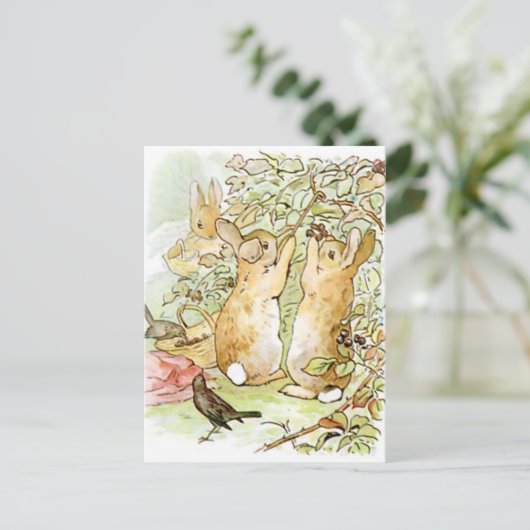 Beatrix Potter uit The Tale of Peter the Rabbit Briefkaart (Staand voorkant)