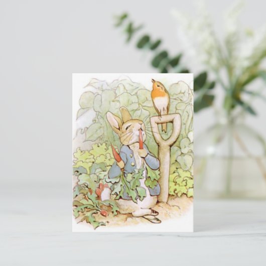 Beatrix Potter uit The Tale of Peter the Rabbit Briefkaart (Staand voorkant)