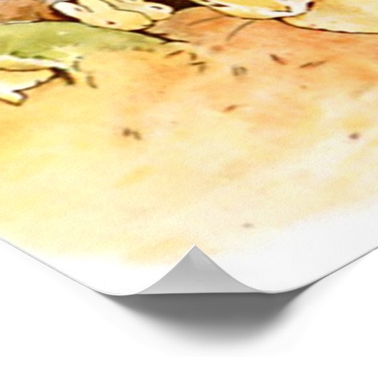 Beatrix Potter uit The Tale of Peter the Rabbit Poster (Hoek)