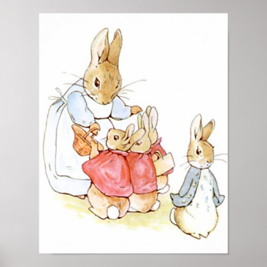 Beatrix Potter uit The Tale of Peter the Rabbit Poster (Voorkant)