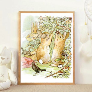 Beatrix Potter uit The Tale of Peter the Rabbit Poster