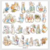 Beatrix Potter Vinyl Sticker op maat (Vel)