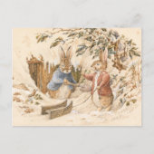 Beatrix Potter Winter Season Briefkaart (Voorkant)