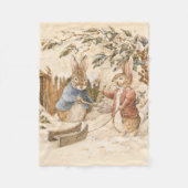 Beatrix Potter Winter Season Fleece Deken (Voorkant)