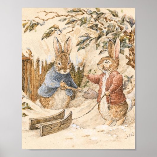 Beatrix Potter Winter Season Poster (Voorkant)
