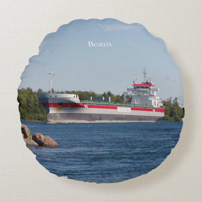 Beatrix ronde kussen (Voorkant)