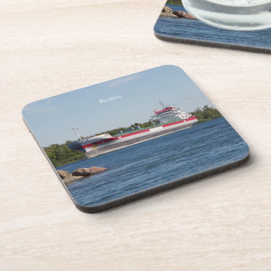 Beatrix set van 6 plastic onderzetters (Linkerzijde)