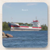 Beatrix set van 6 plastic onderzetters (Voorkant)