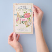 Beatrix Vintage Konijn Roze Vestje Meisjes Eveneme Flyer (Hand)