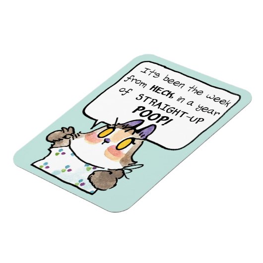 Beatrix week uit heck magnet magneet (Linkerzijde)