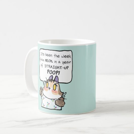 Beatrix week uit hecke mok (Voorkant links)