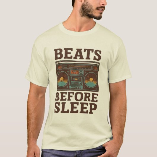 Beats Before Sleep T-shirt (Voorkant)
