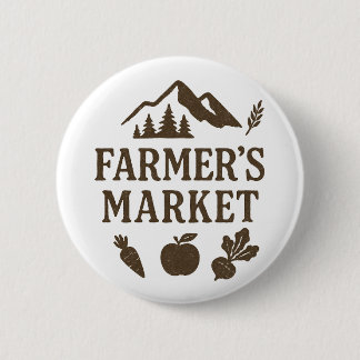 Beats Carrot Apple Farmers Market Ronde Button 5,7 Cm