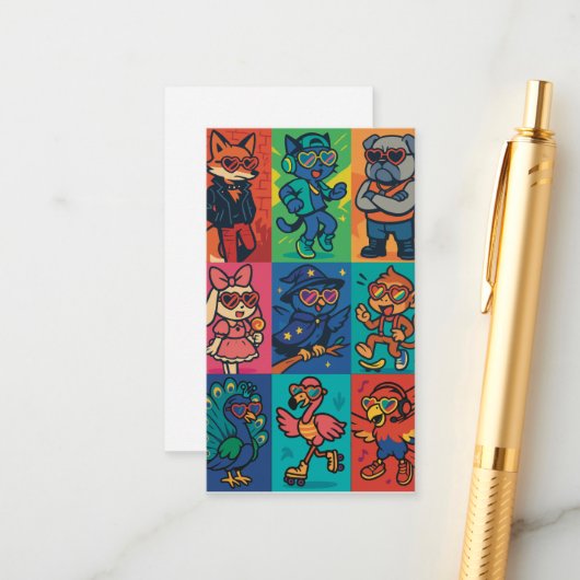 Beats en beesten informatiekaartje (Voorkant / Achterkant in situ)