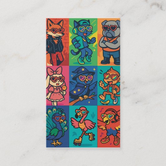 Beats en beesten informatiekaartje (Voorkant)