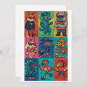 Beats en beesten kaart (Voorkant / Achterkant)