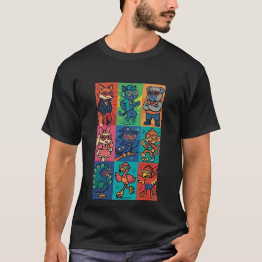 Beats en beesten t-shirt (Voorkant)