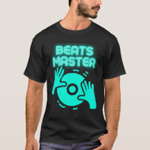Beats Master DJ T-shirt EDM Muziekaanhaler Feestkl