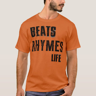 Beats rhymes leven 1 t-shirt