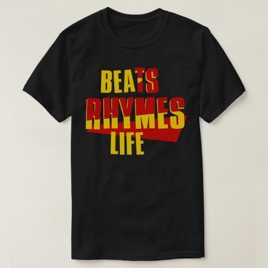 Beats Rhymes Life T-shirt (Design voorkant)